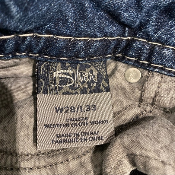 Silver Suki denim jeans 17” women’s 28/33 - Picture 8 of 8